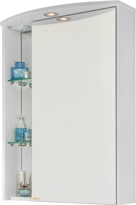 Зеркало-шкаф Vod-Ok Мона 60 R, белый 2403 - 0