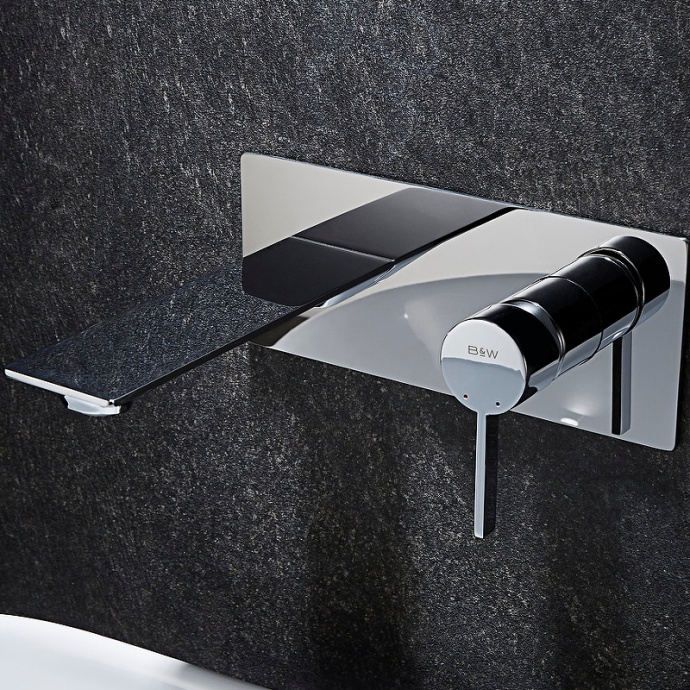Смеситель для раковины встраиваемый Black&White Universell хром 7120U - 0