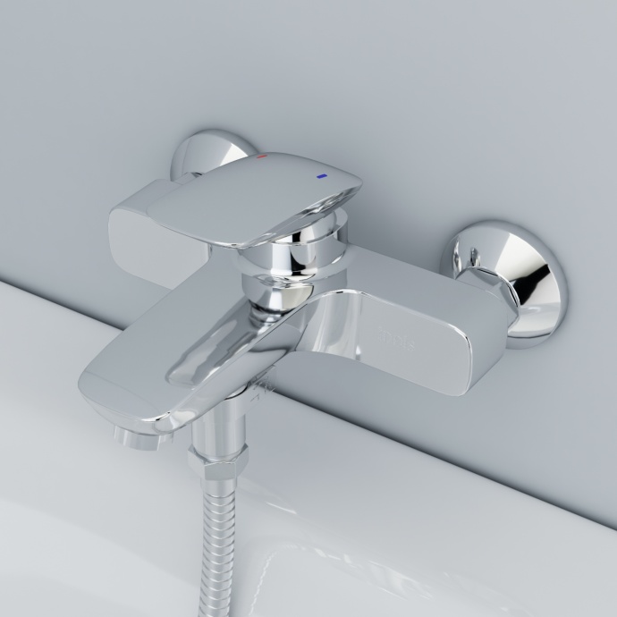 Смеситель IDDIS Stone для ванны с душем STOSB00i02WA - 3