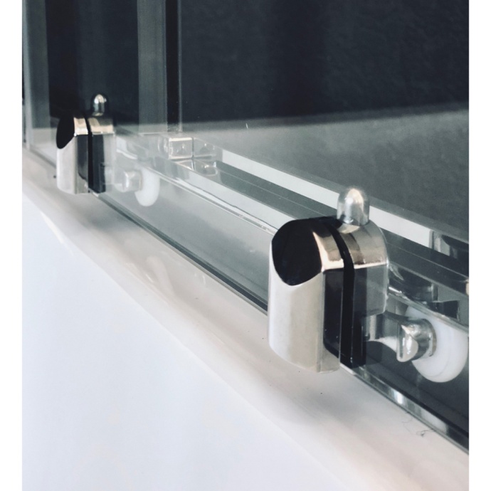 Душевая кабина Royal Bath 90х90 профиль хром стекло прозрачное с гидромассажем RB90NRW-T-CH-P - 3