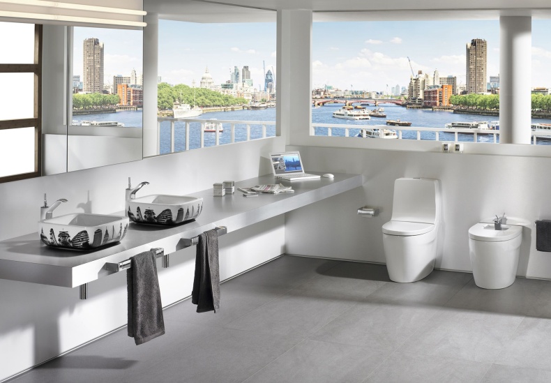 Чаша для напольного унитаза Roca Khroma белый, без сиденья  342657000 - 1