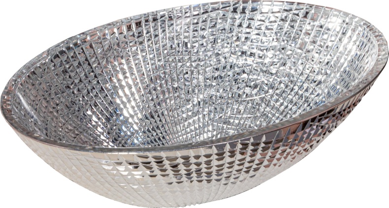 Раковина накладнаяArmadi Art NeoArt 51 серебро 815 - 0