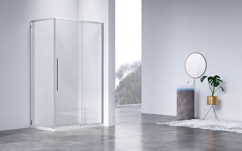 Душевой уголок Vincea Slim-N 110х90 профиль хром стекло прозрачное VSR-4SN9011CL - 1