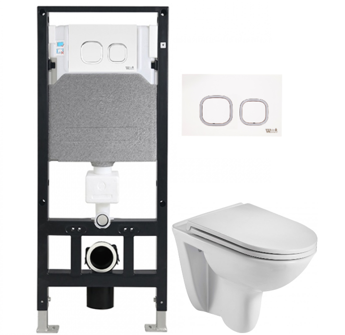 Комплект Weltwasser AMBERG 506 + BAARBACH 004 GL-WT + AMBERG RD-WT  10000006770 - 0