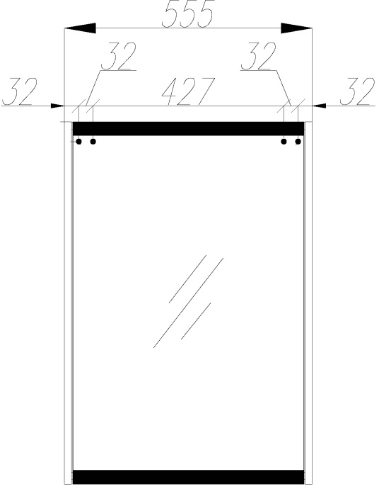 Зеркало-шкаф STWORKI Кронборг 55 см , навесной , в стиле лофт , черная , левый , прямоугольный 1A261802KB820 - 5