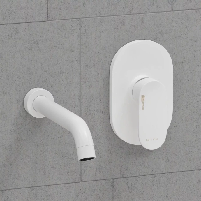 Смеситель для раковины WasserKraft Mindel белый матовый A85593 - 1