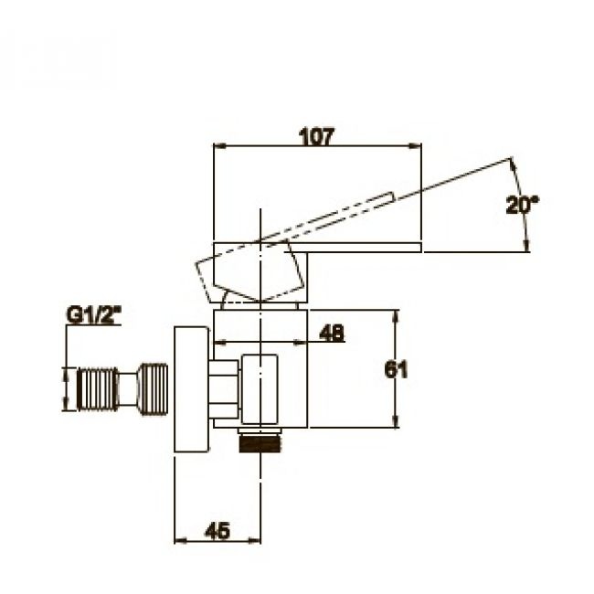 Смеситель для ванны KAISER Sonat  34077-1 - 1