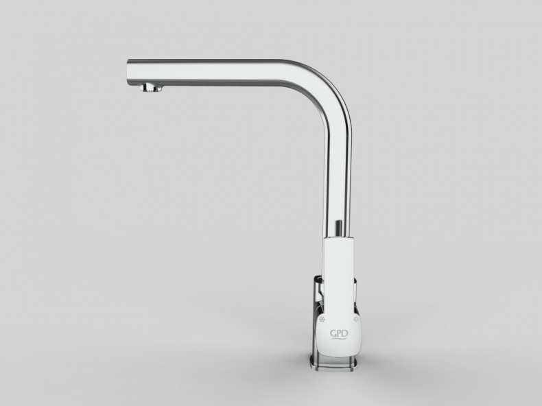 Смеситель для кухни GPD Pedra хром MTE160 - 8