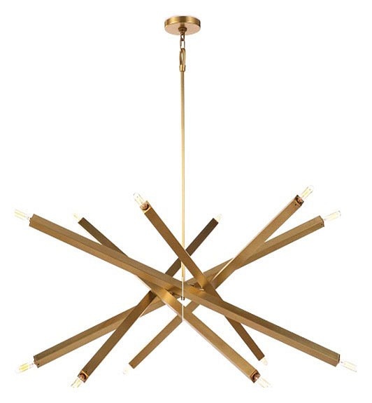 Люстра на штанге Milosh Tendence 793 0793CL-12GD - 0