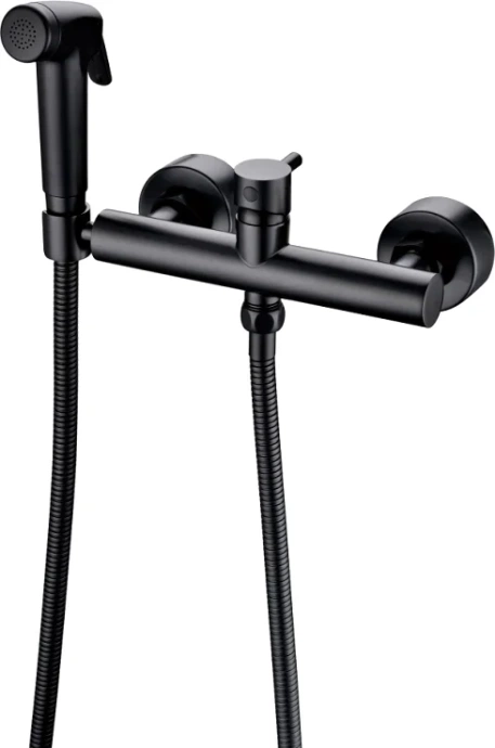 Гигиенический душ Bravat со смесителем, черный D9141BW-RUS - 0
