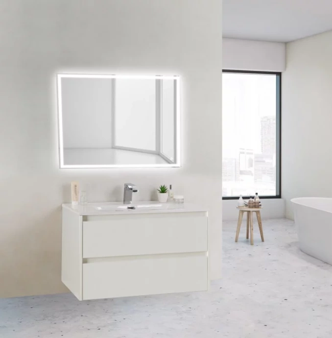Комплект мебели Belbagno Kraft 39 80 белый матовый - 0