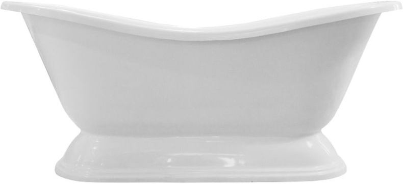 Ванна из искусственного камня Эстет Бостон ФР-00001046 180x70, на подиуме - 2