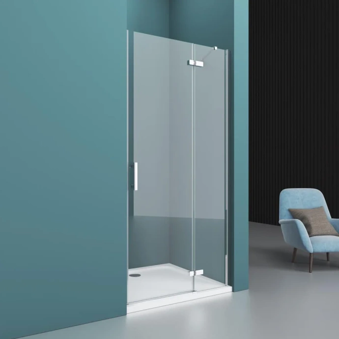Душевая дверь BelBagno Kraft 120 профиль хром  KRAFT-60/60-C-Cr-L - 1