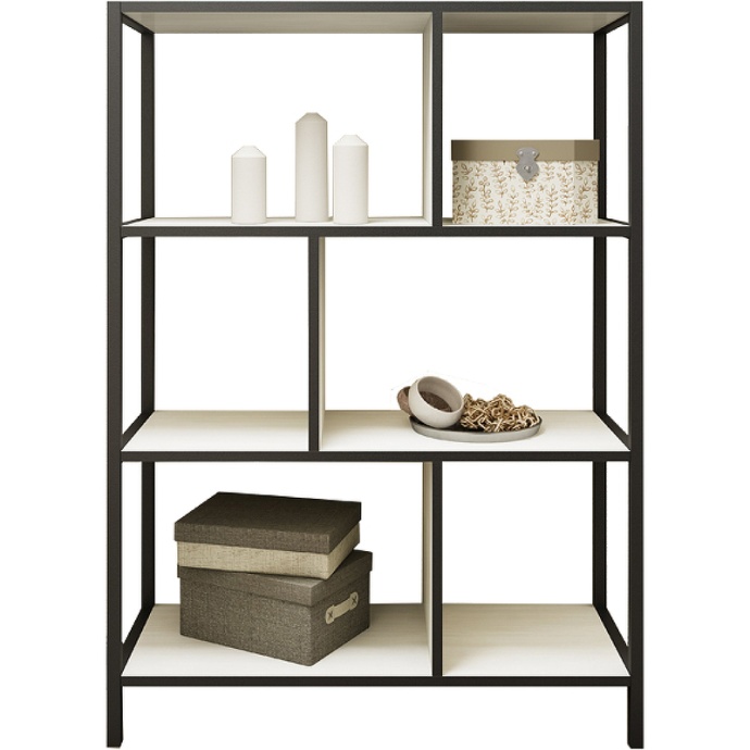 Шкаф Sanflor Лофт 80 черный муар  С08090 - 0