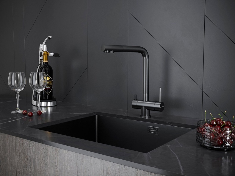 Смеситель Paulmark Skalen для кухонной мойки Sk213020-GM - 1