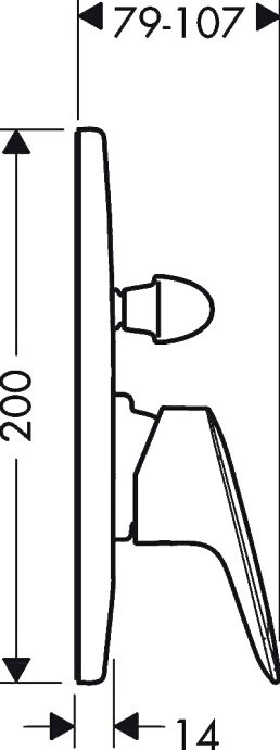 Смеситель Hansgrohe Logis 71406000 для ванны с душем - 1