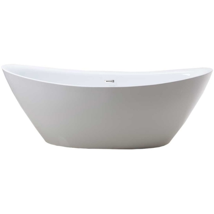 Акриловая ванна Vincea 180х85 белая VBT-203 - 0