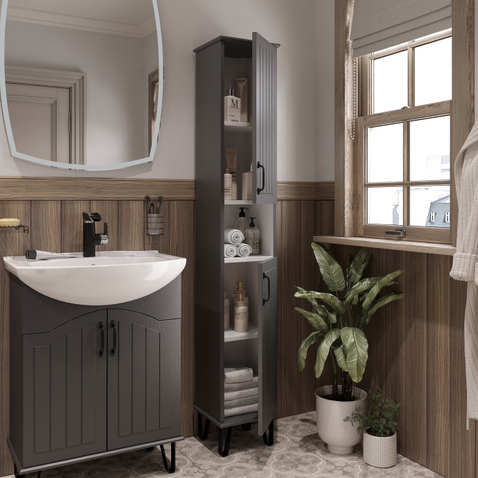 Шкаф-пенал DIWO Сочи 30, антрацит 00-00001323 - 3