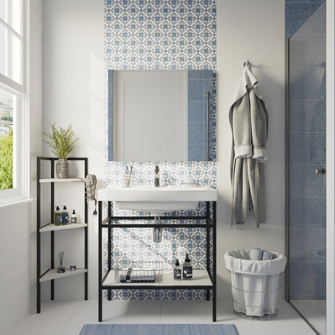 Зеркало DIWO Элиста 80 с подсветкой светодиодной, инфракрасный выключатель, прямоугольное ЗЛП1742 - 3