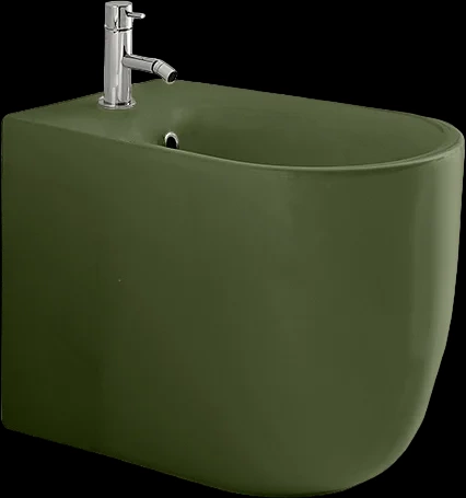 Биде напольное Kerasan Nolita зеленый матовый  532011*1 - 0