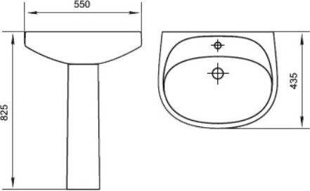 Раковина Santek Анимо 55 1.WH11.0.502 - 7