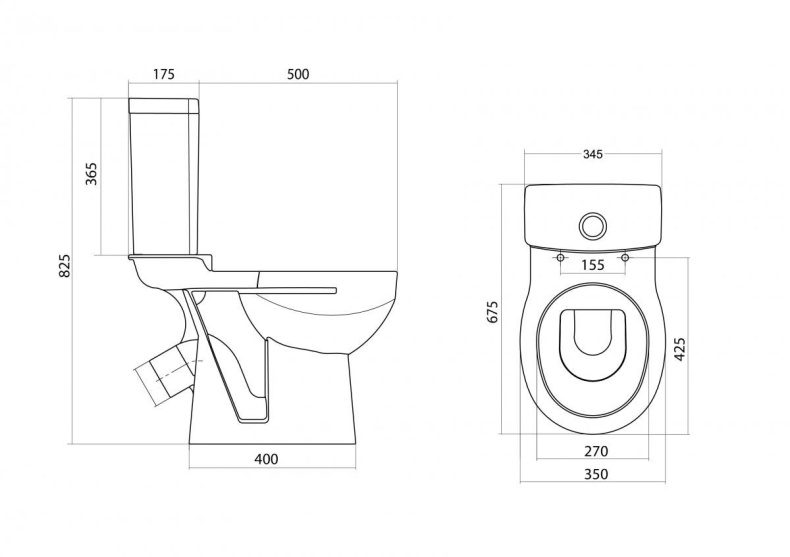 Унитаз-компакт Santek Версаль 1WH302406 1.WH30.2.406 - 6