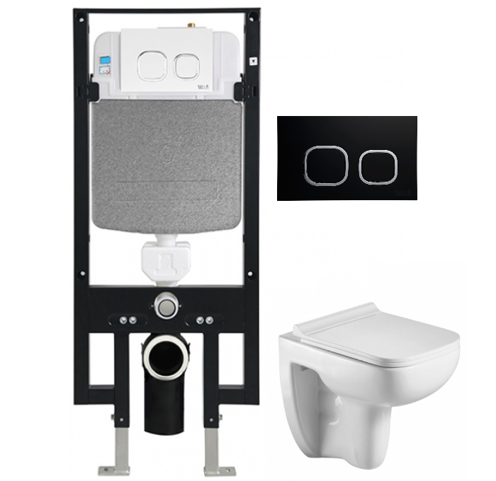 Комплект Weltwasser AMBERG 497 + KEHLBACH 004 GL-WT + AMBERG RD-BL  10000006627 - 0