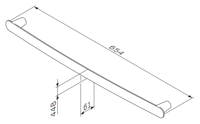Полотенцедержатель AM.PM Sensation A30346400 - 2