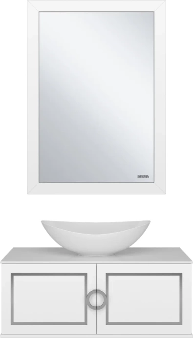 Тумба под раковину Brevita Steffany 105 белый  STEF-06105-01-01h - 2