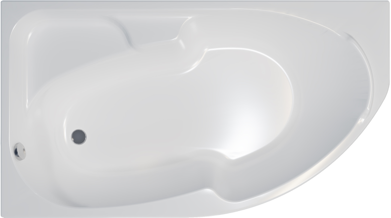 Акриловая ванна DIWO Сочи 170x95 L с каркасом 568018 - 6