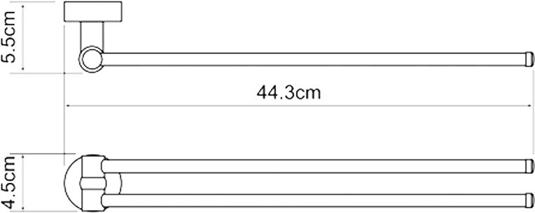Полотенцедержатель Wasserkraft Donau K-9431 - 2