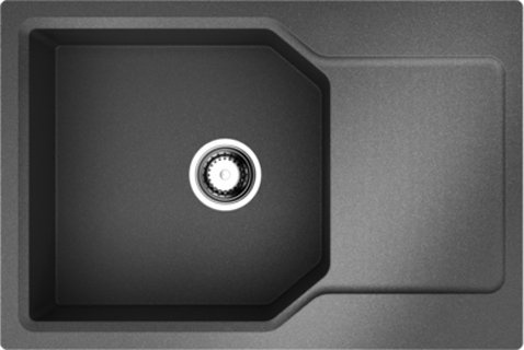 Мойка кухонная Omoikiri Yonaka 78-LB-BL черная 4993341 - 0