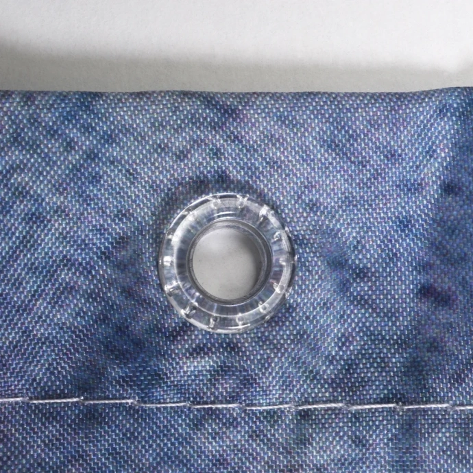 Штора для ванной Wasserkraft Ammer 180х200 рисунок черный SC-70102 - 3