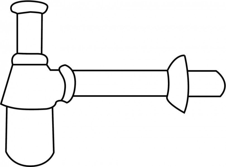 Сифон для раковины Jacob Delafon E78286-CP - 0