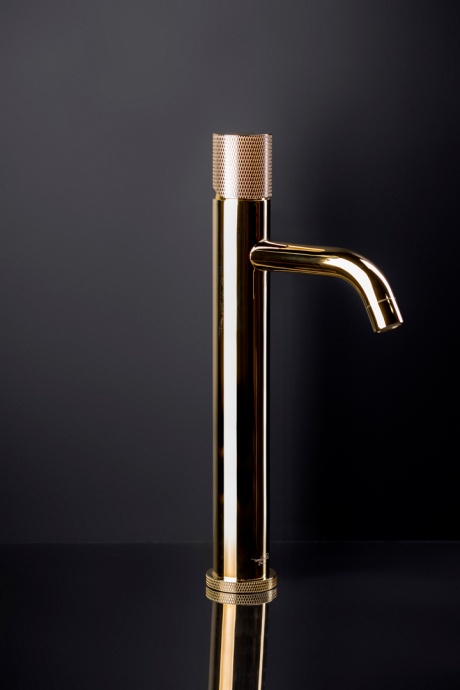 Смеситель Boheme Stick 122-GG.2 для раковины, gold touch gold - 1