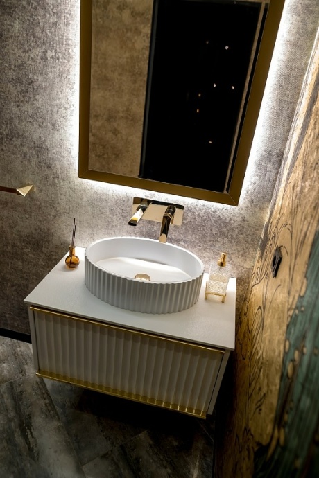 Раковина накладная Armadi Art Canale 50 белый матовый 878-WM - 2