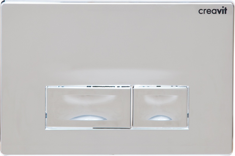 Кнопка смыва Creavit Ore, хром глянцевый GP3004.00 - 0