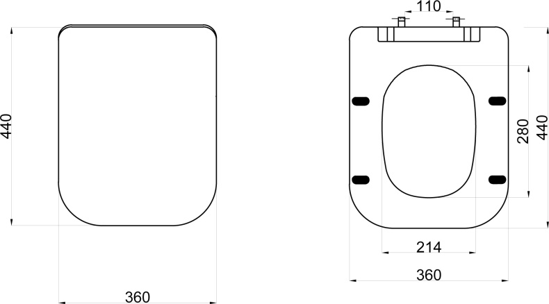 Унитаз-компакт STWORKI Берген SET3604-0106-001-1-0000 с микролифтом 579229 - 3