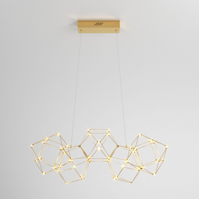 Подвесная люстра Eurosvet Uma 90168/5 медь - 0