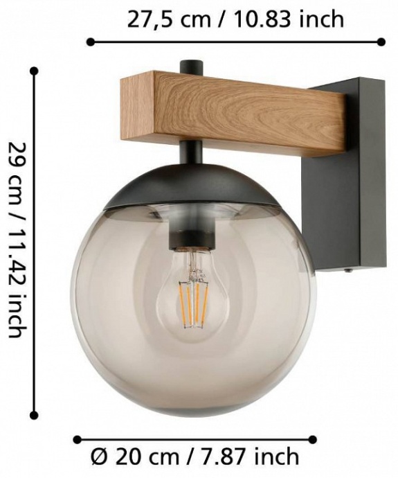 Уличный настенный светильник Eglo Bufalata 900671 - 2