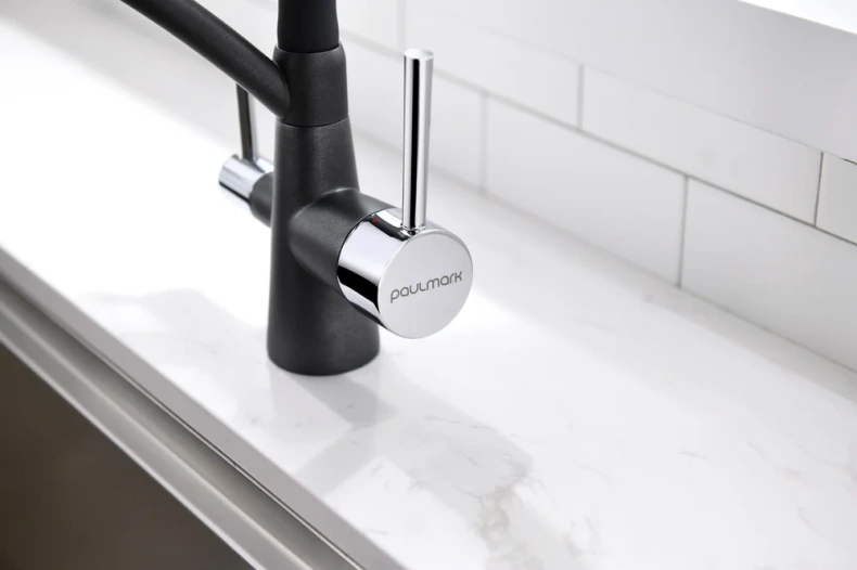 Смеситель для кухни Paulmark Siegen черный матовый Si213111-418 - 5
