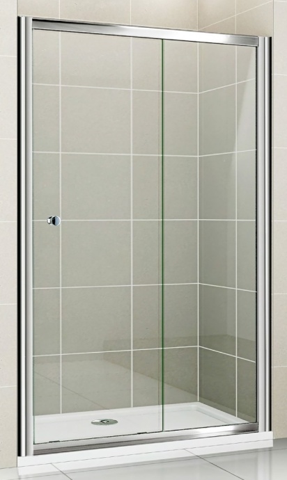 Душевая дверь в нишу Cezares Pratico BF1 115 C Cr PRATICO-BF-1-115-C-Cr - 1