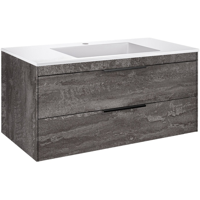 Тумба под раковину Vincea Chiara 100 серый VMC-2C2100GS - 1