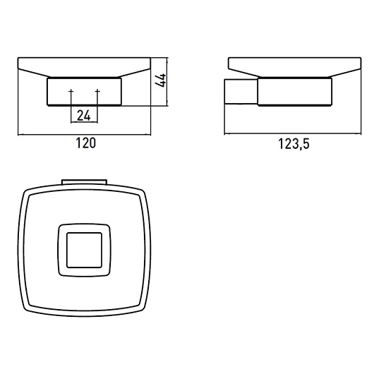 Мыльница Emco Loft 053001600 - 1