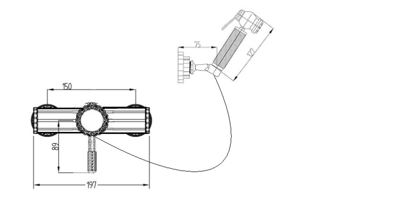 Гигиенический душ Bronze de Luxe Windsor  10133 - 1