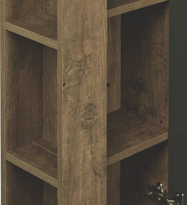 Шкаф подвесной Aquaton Терра 35 светлое дерево-серый 1A247103TEKA0 - 7