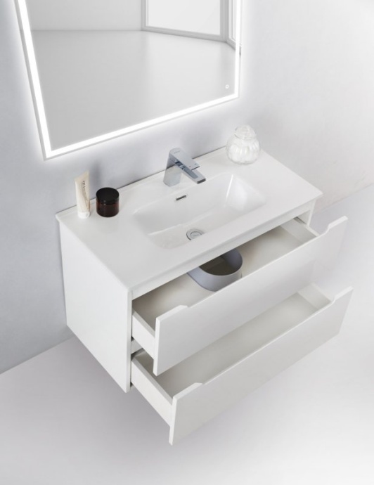 Тумба с раковиной BelBagno Etna 39 80 bianco lucido - 2