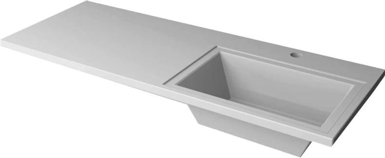 Раковина Stella Polar Мадлен 120 R на стиральную машину белый SP-00000027 - 0