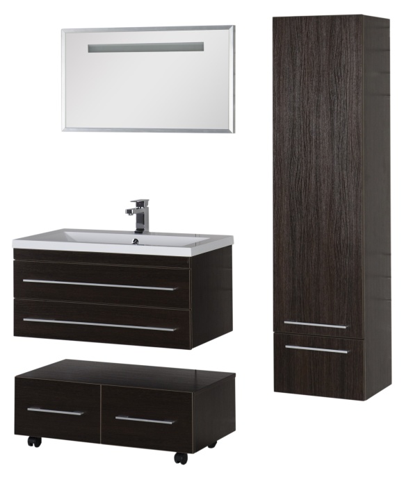 Тумба Aquanet Нота 90 подкатная венге 00170748 - 28