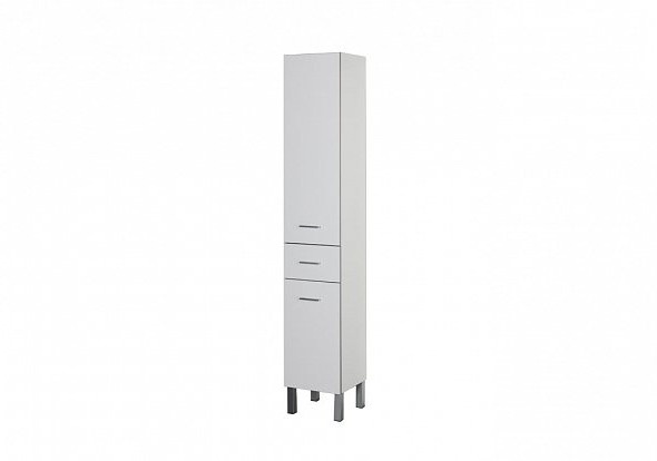 Шкаф-пенал Aquanet Верона 35 L, c бельевой корзиной, белый 187316 - 0